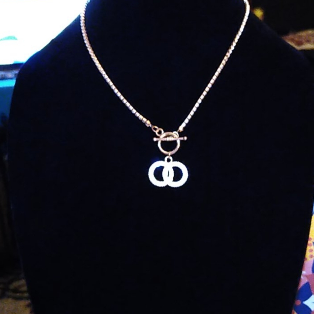 Rhinestone necklace - Picture 2 of 4